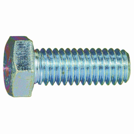 Midwest Fastener Grade 5, 3/8"-16 Hex Head Cap Screw, Zinc Plated Steel, 1 in L, 100 PK 00294